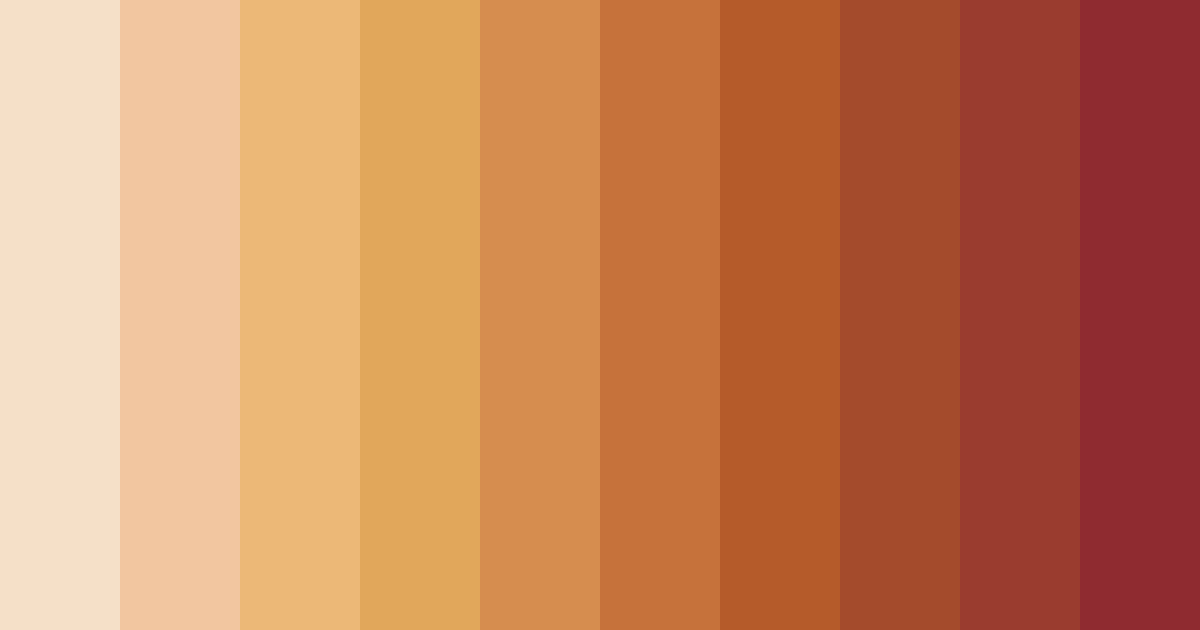 Download orange cat and fox color palette PNG image (landscape)