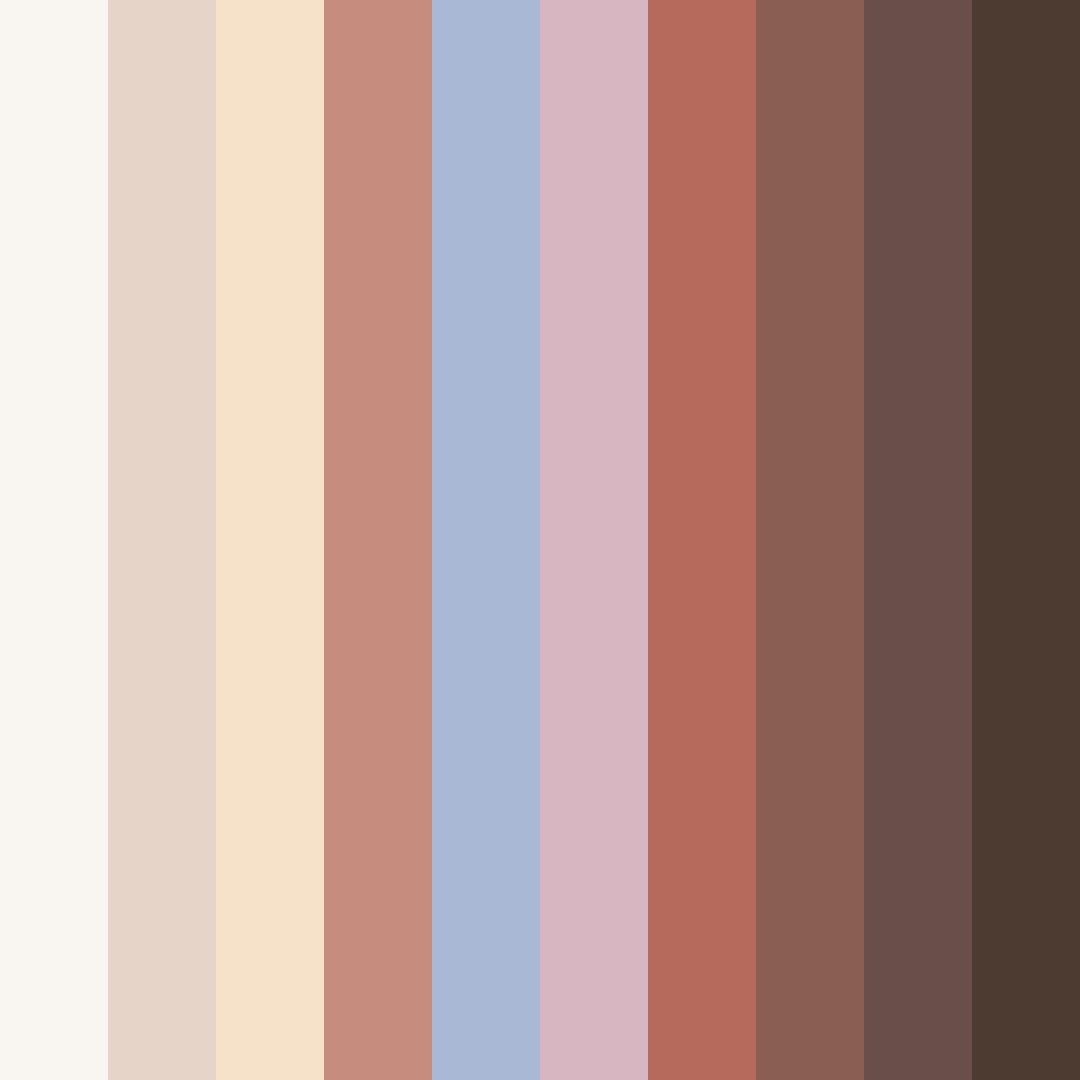 Download soft rose color palette PNG image (square)