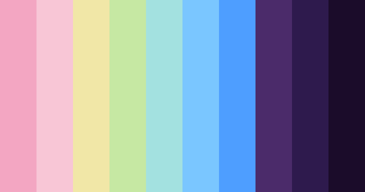 Download bright pink fantasy color palette PNG image (landscape)