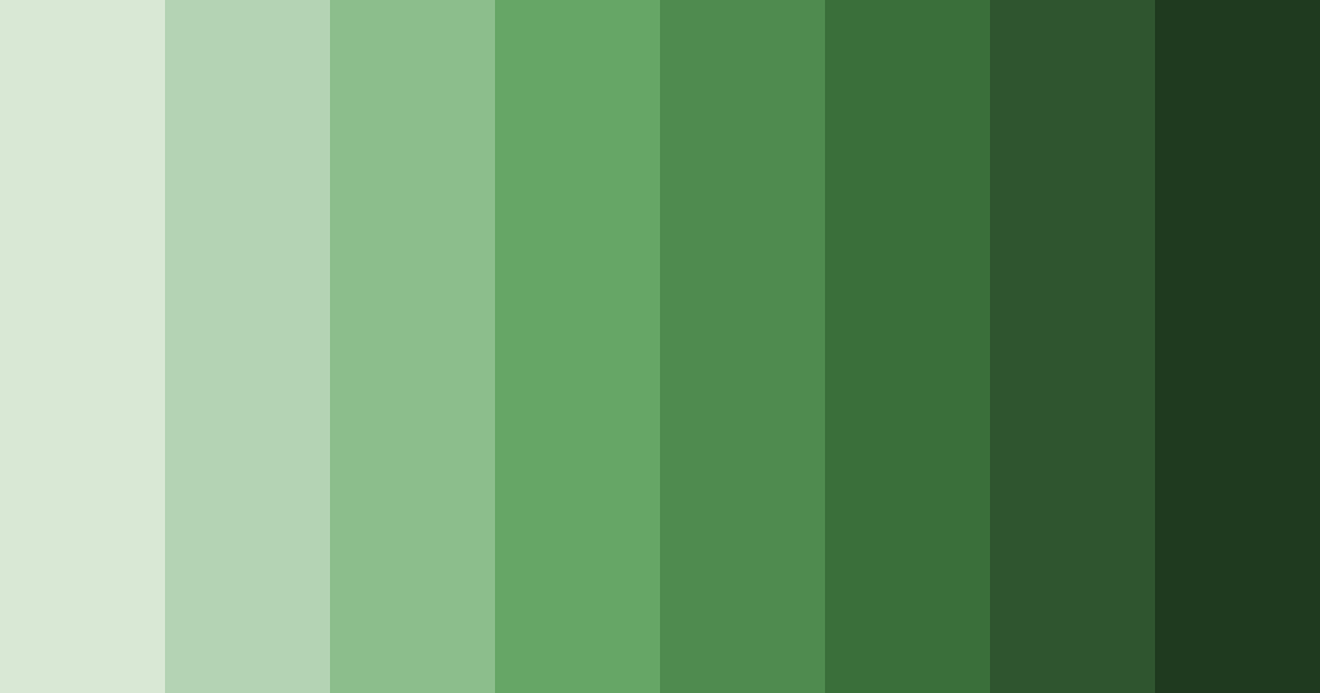 Download mossy serenity color palette PNG image (landscape)