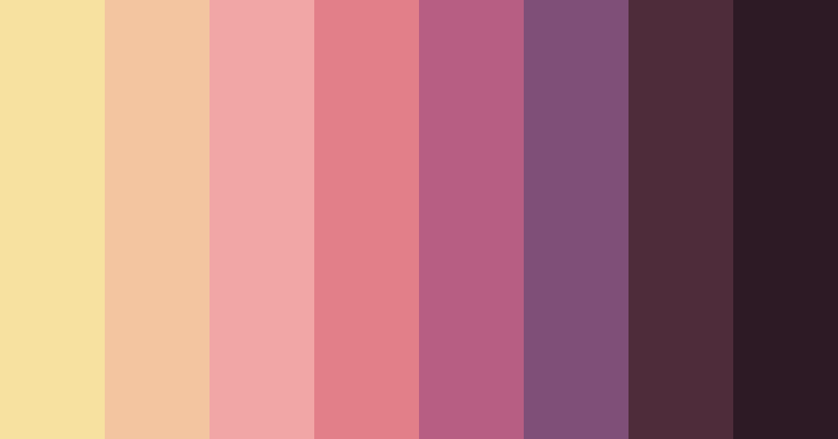 Download blossom dusk color palette PNG image (landscape)