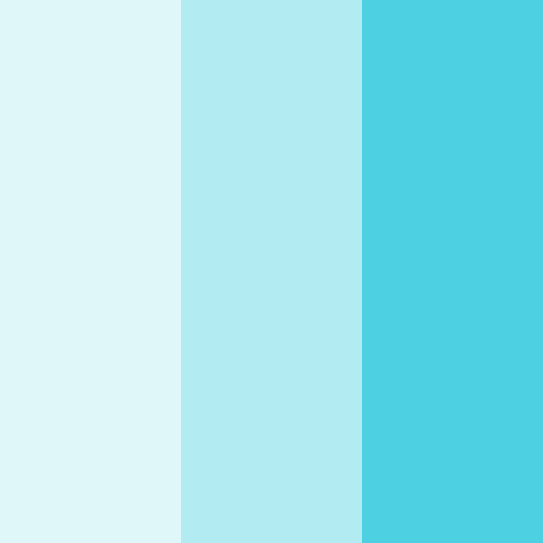 Download light ice blue color palette PNG image (square)