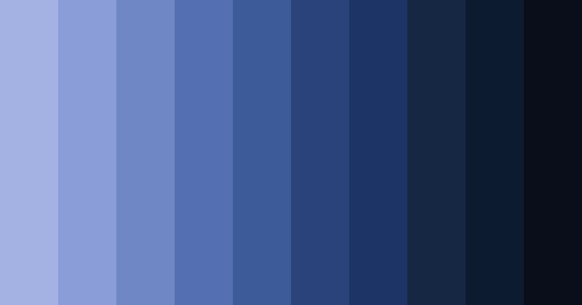 Download deep indigo dream color palette PNG image (landscape)