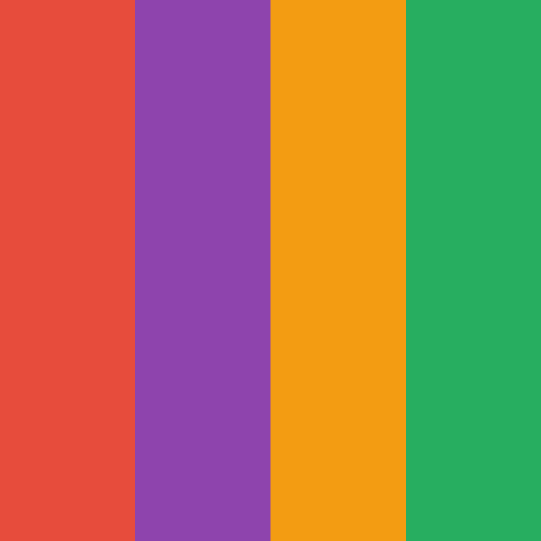 Download sunset forest color palette PNG image (square)