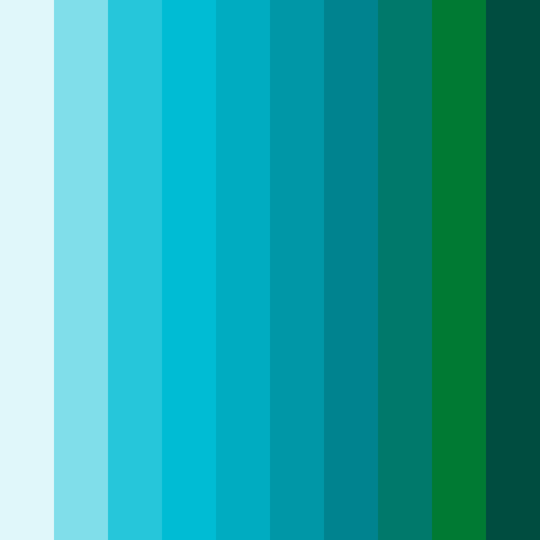 Download aqua enchantment color palette PNG image (square)