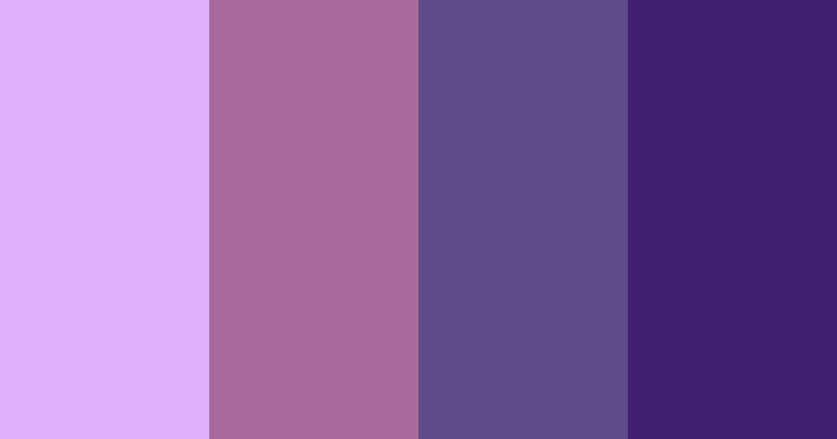 Download lavender dreams color palette PNG image (landscape)