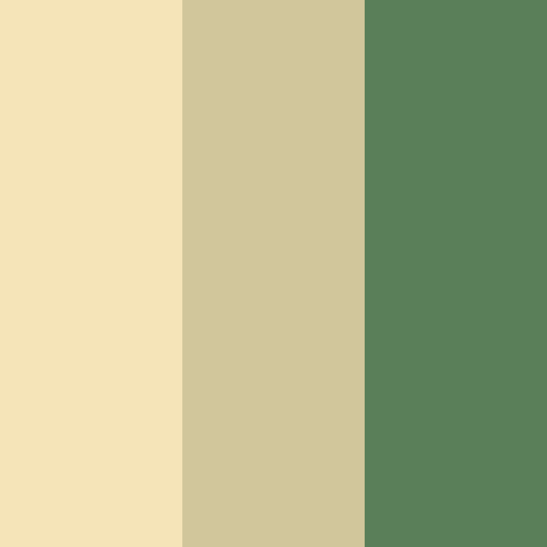 Download deep green honey color palette PNG image (square)