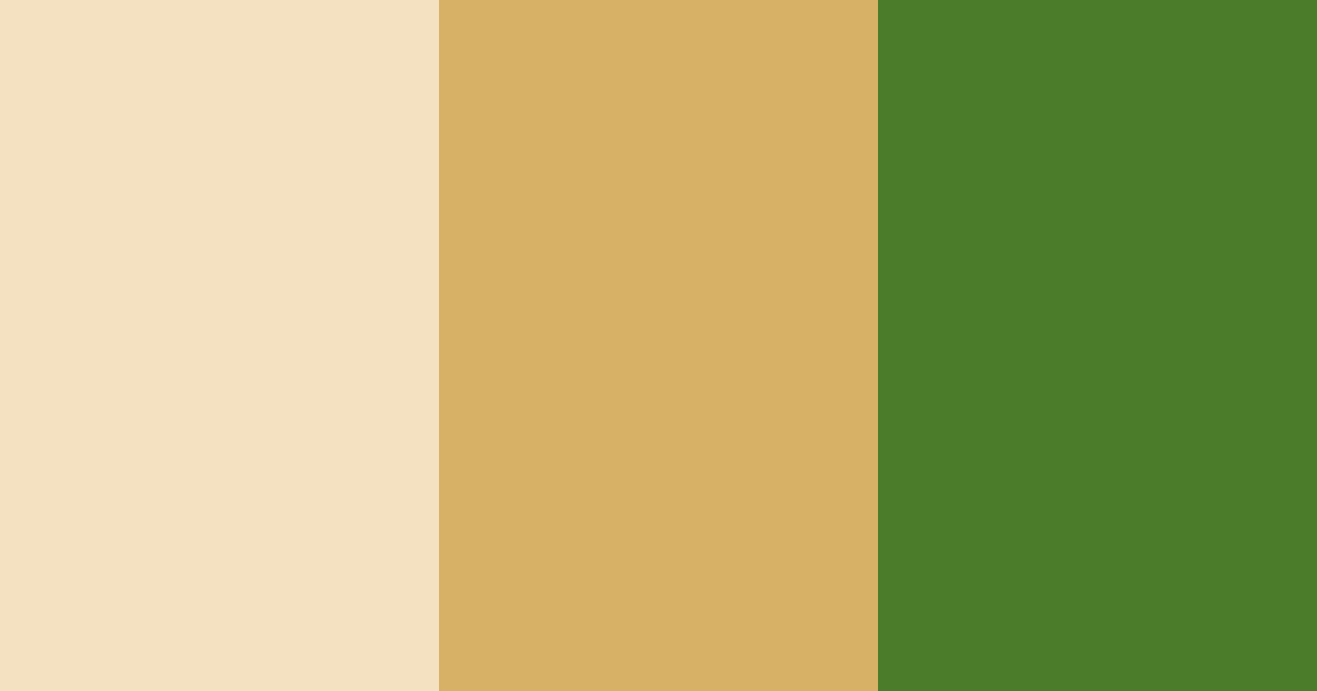 Download honeyed grove color palette PNG image (landscape)