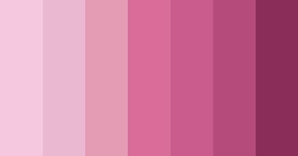 Download blossom elegance color palette PNG image (landscape)