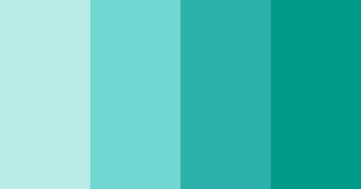 Download turquoise oasis color palette PNG image (landscape)