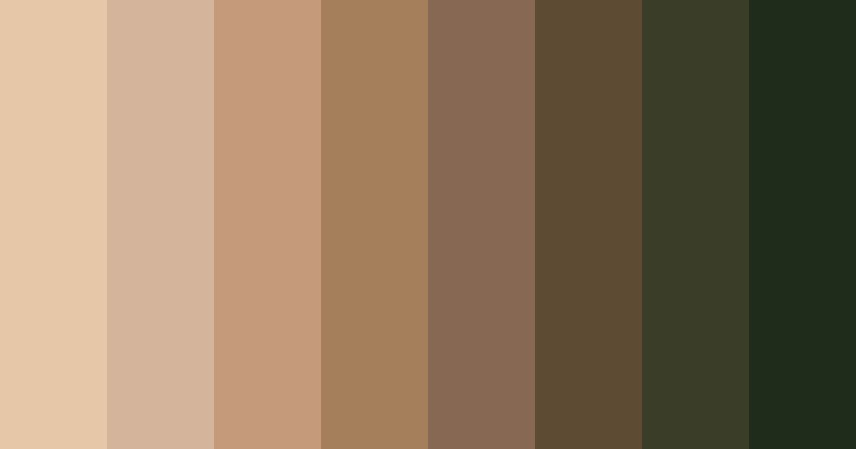 Download brown autumnforest color palette PNG image (landscape)