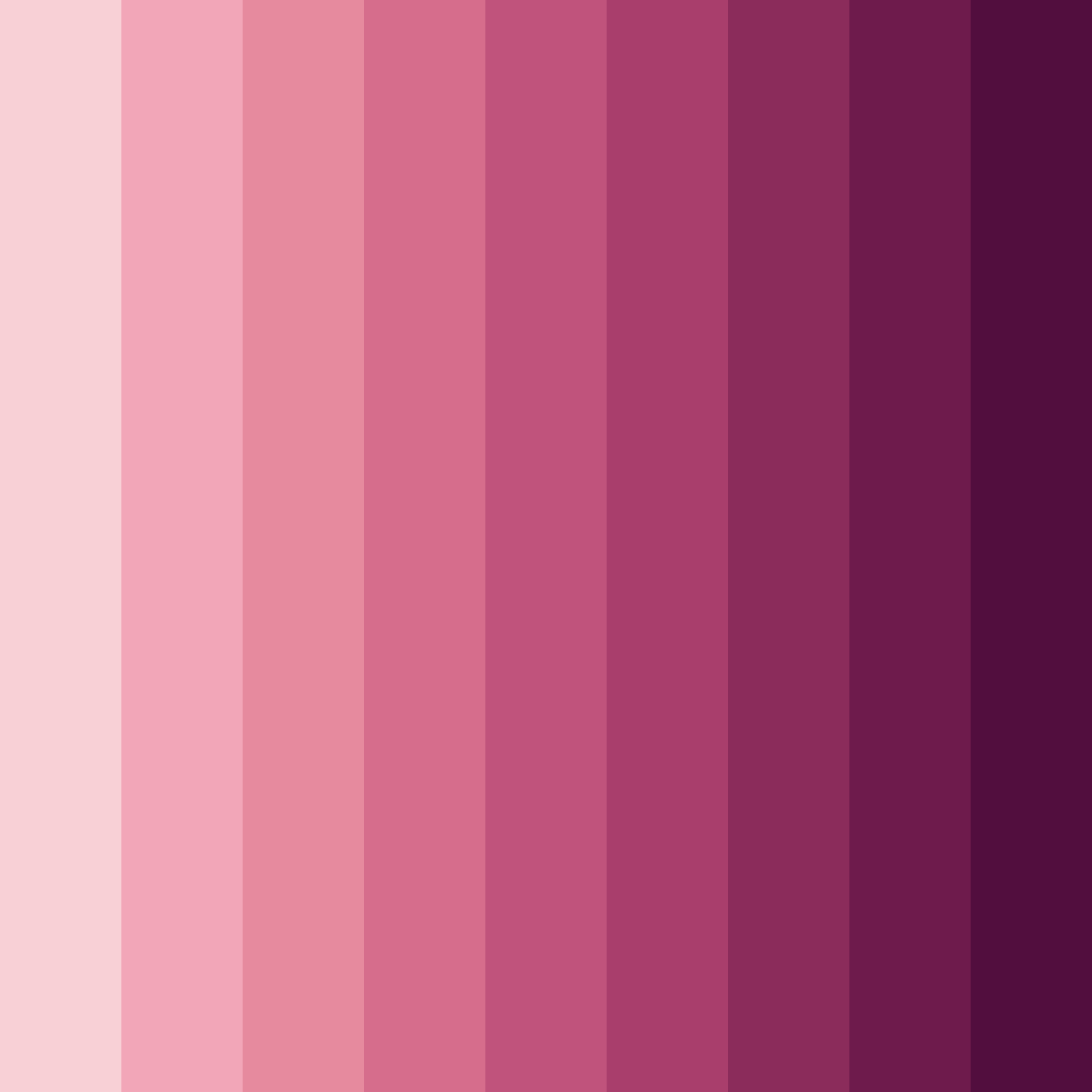 Download pink rouge color palette PNG image (square)