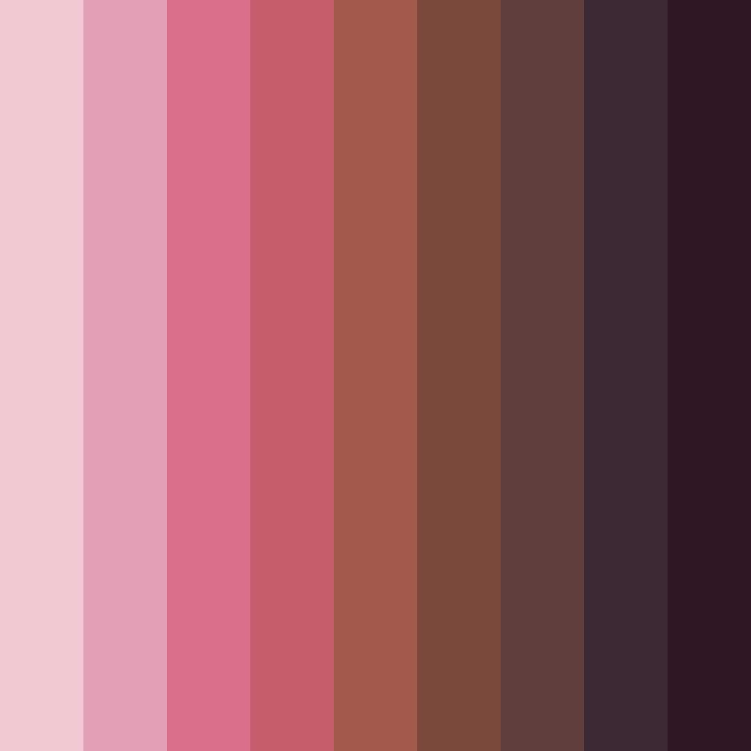 Download dark pink brown color palette PNG image (square)