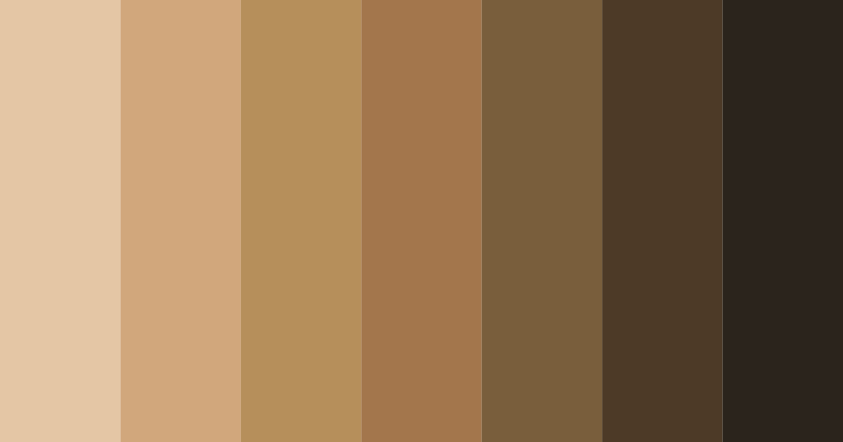 Download brown legacy color palette PNG image (landscape)