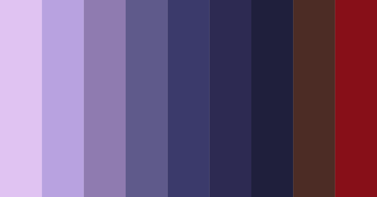 Download celestial descent color palette PNG image (landscape)
