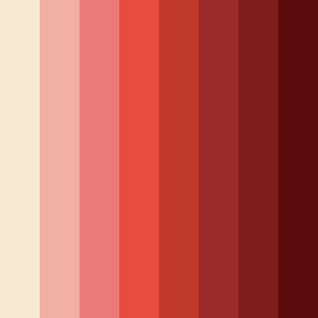 Download crimson cuisine color palette PNG image (square)