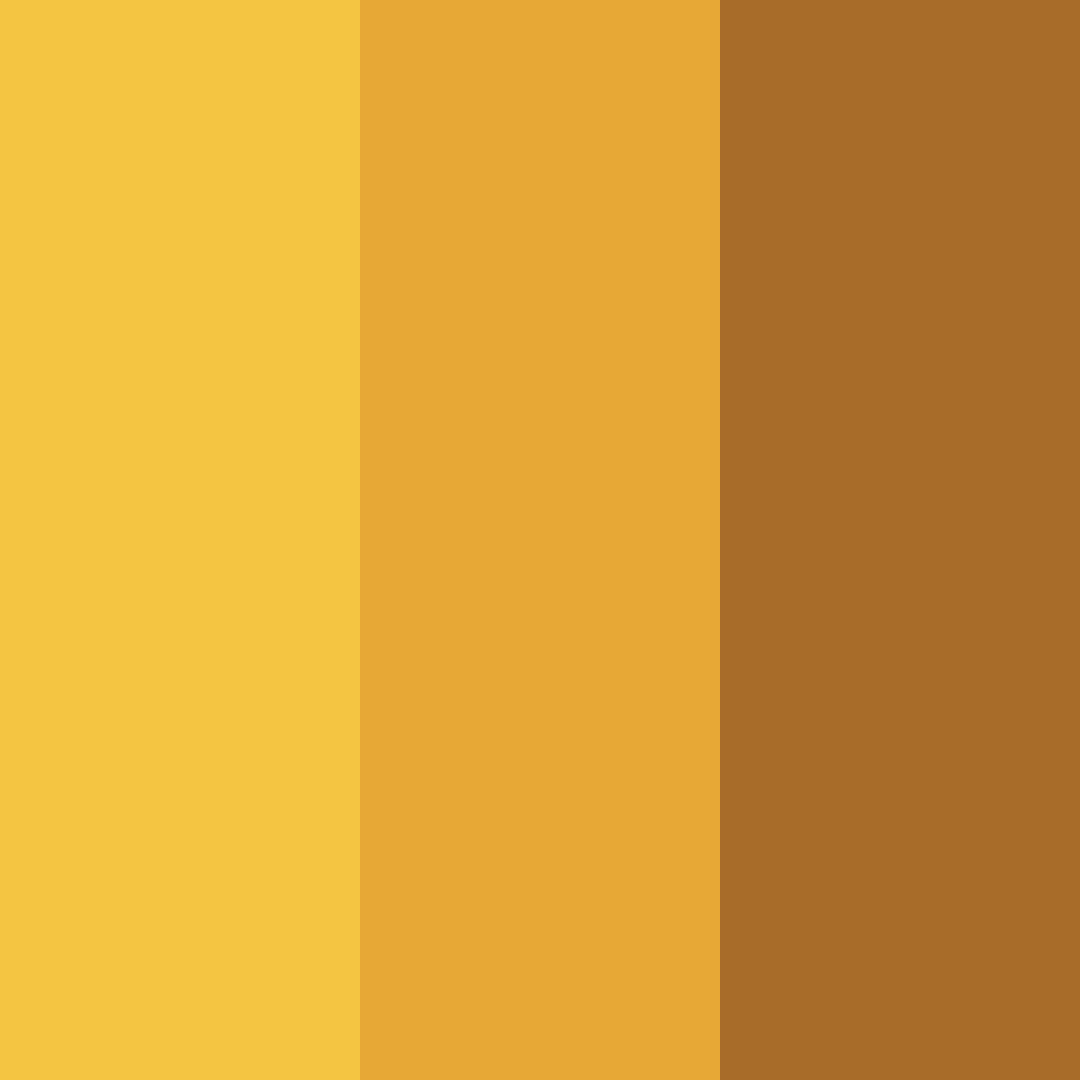 Download golden food color palette PNG image (square)