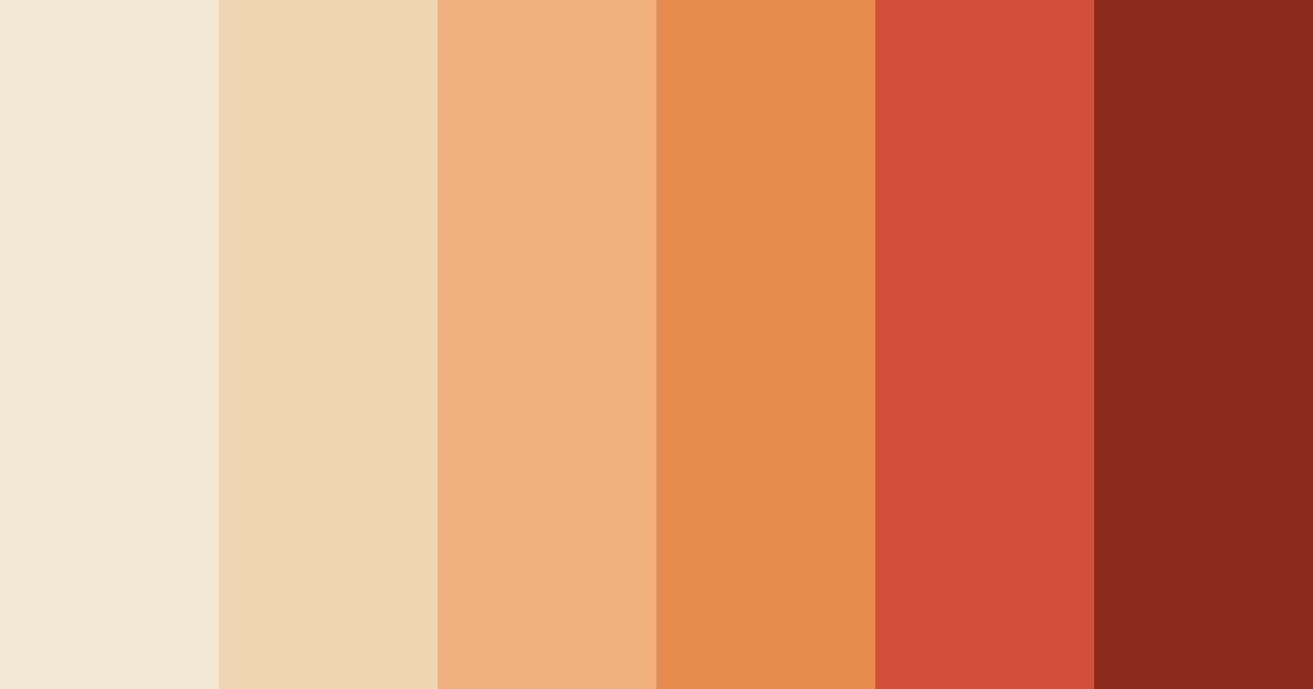Download orange flower color palette PNG image (landscape)