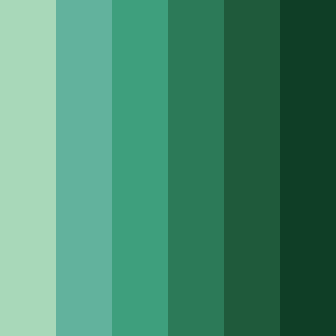 Download emerald ascent color palette PNG image (square)