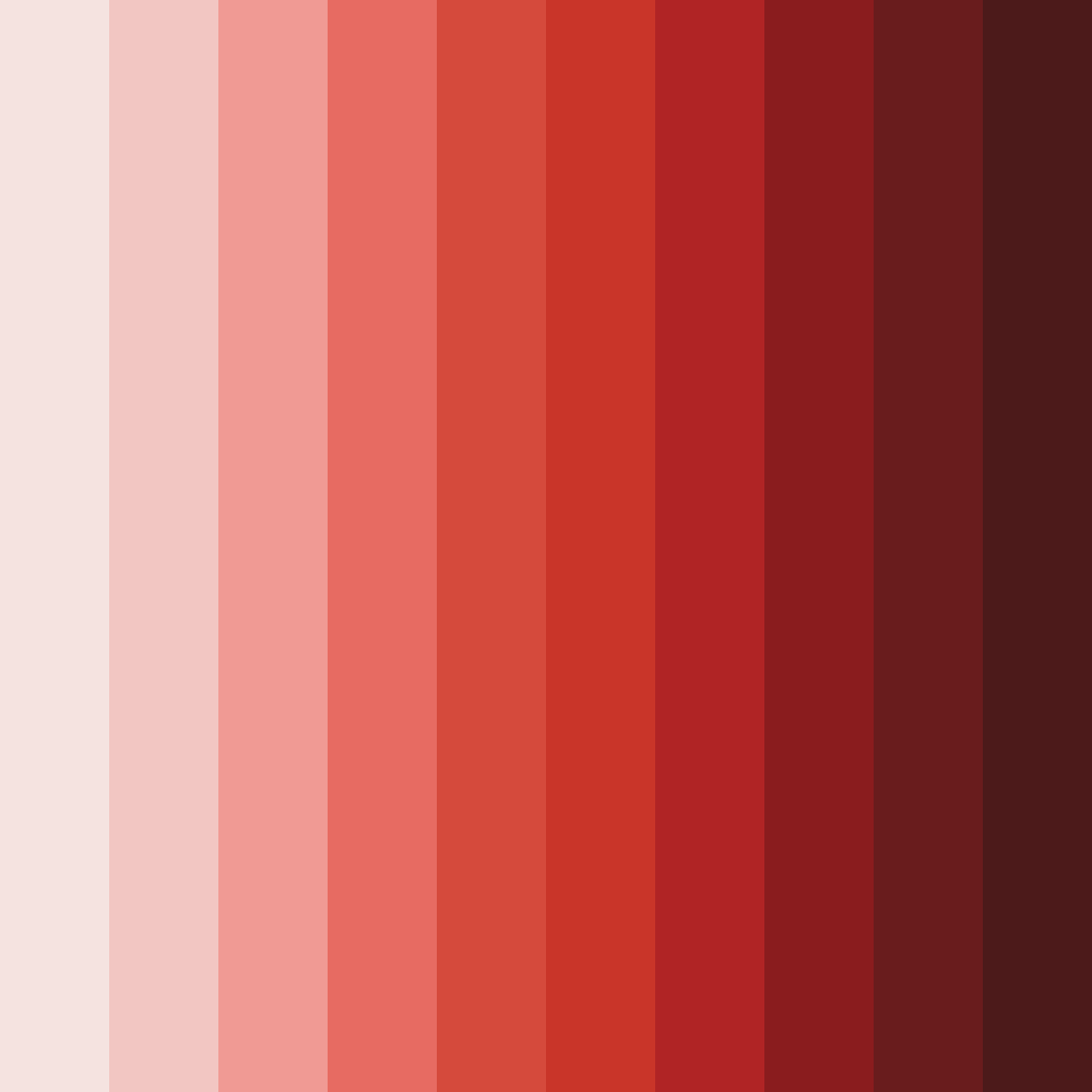 Download red earbuds color palette PNG image (square)
