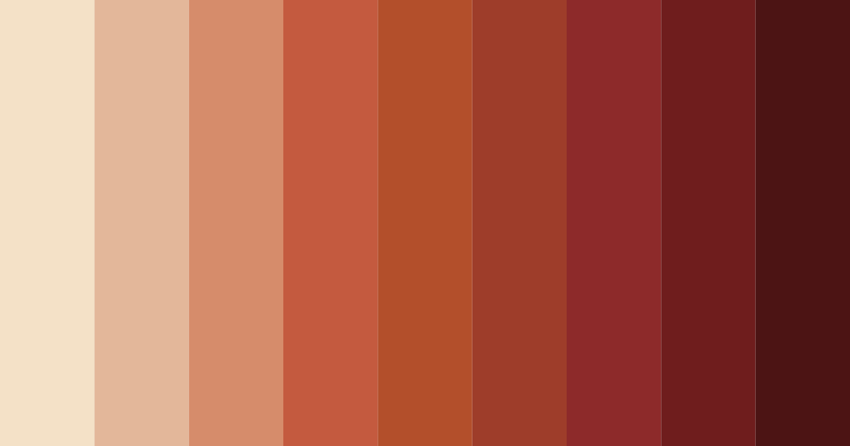 Download brown wood color palette PNG image (landscape)