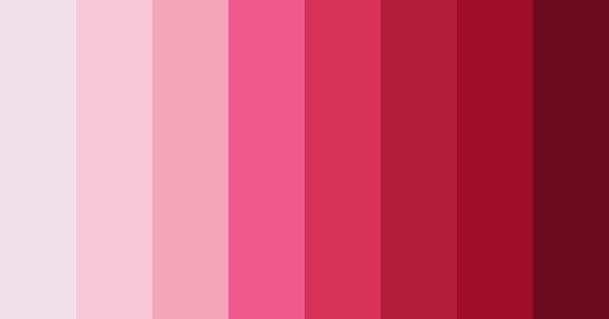 Download pink miraculous color palette PNG image (landscape)