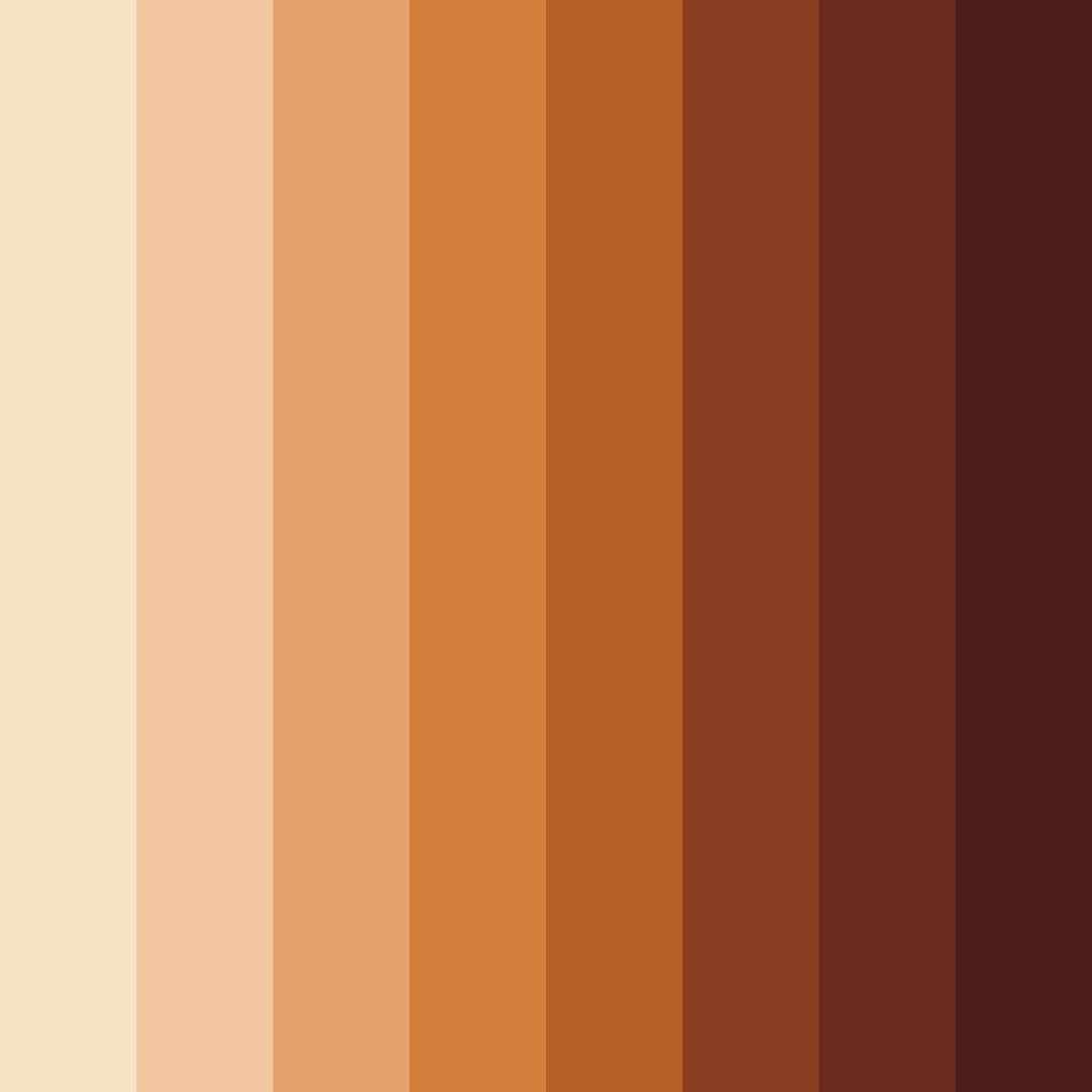 Download deserted echoes color palette PNG image (square)
