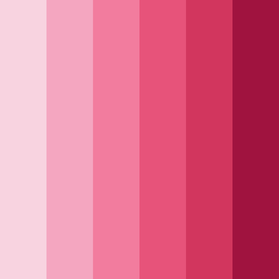 Download vibrant pink color palette PNG image (square)