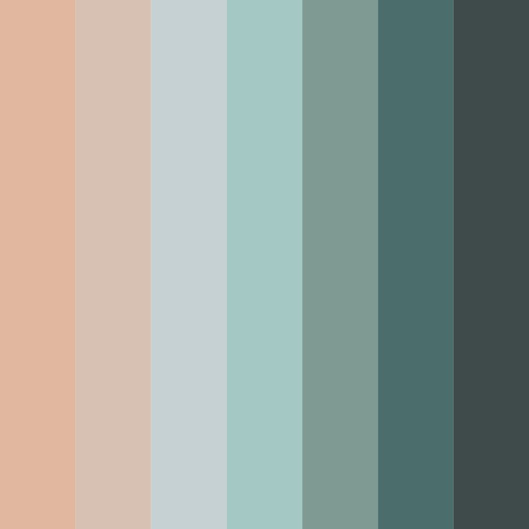 Download muted teal color palette PNG image (square)