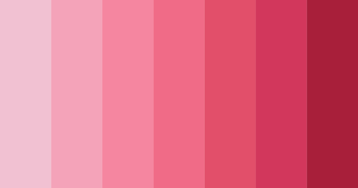 Download muted pink shades color palette PNG image (landscape)
