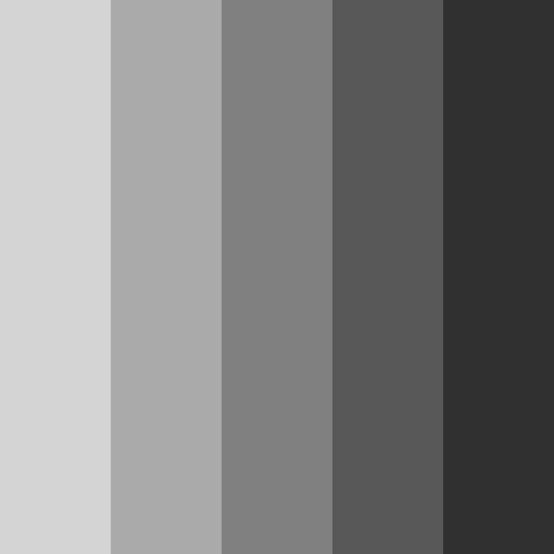 Download shades of gray color palette PNG image (square)