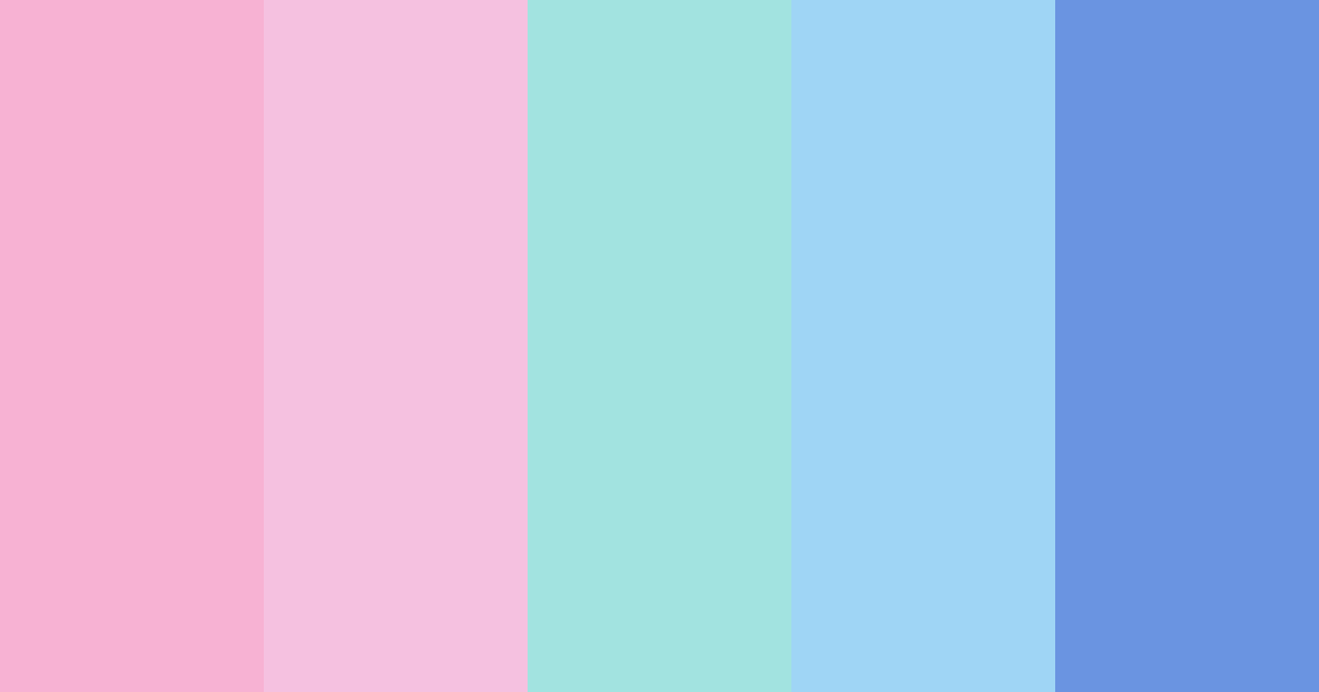 Download whimsical hues color palette PNG image (landscape)