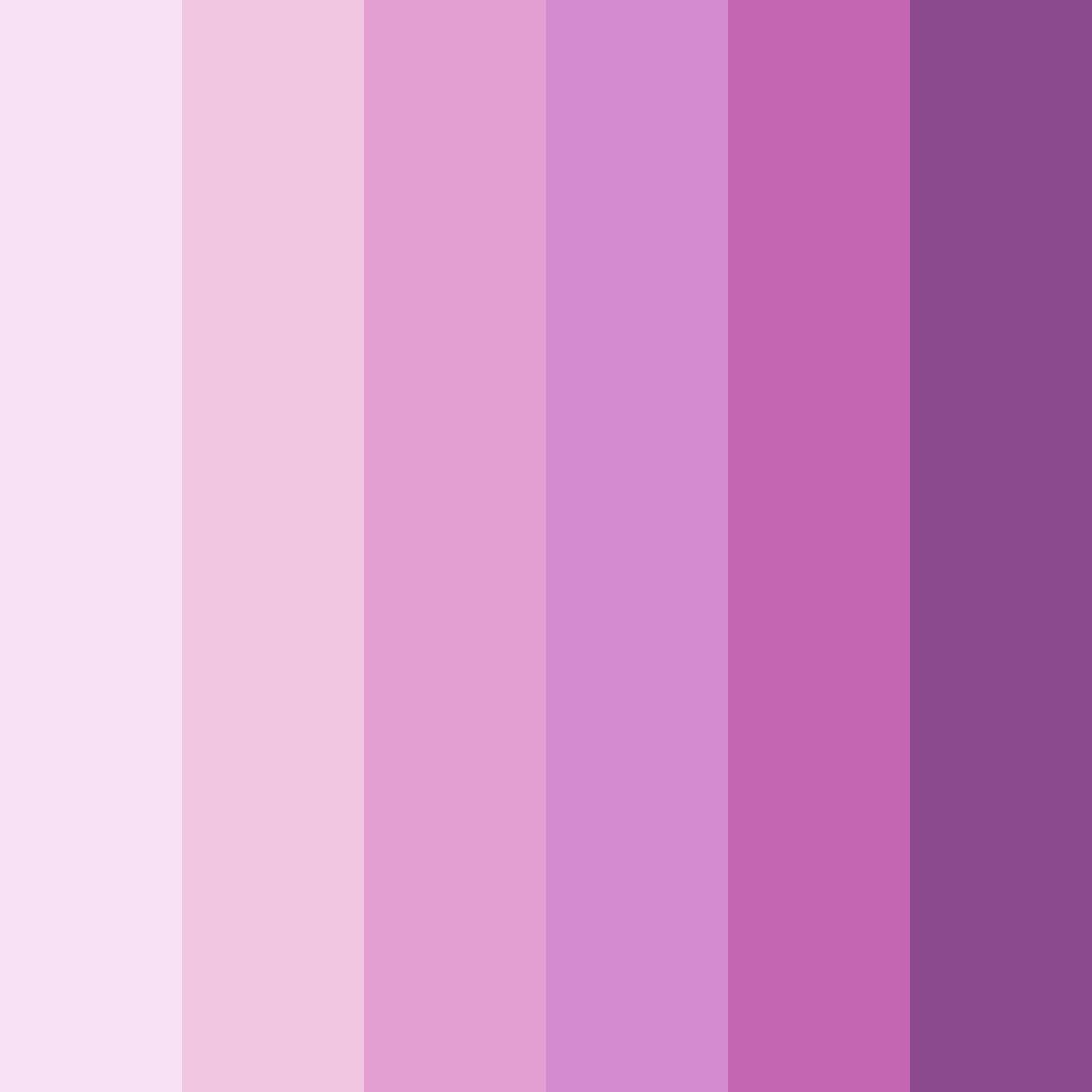 Download pink elegance color palette PNG image (square)