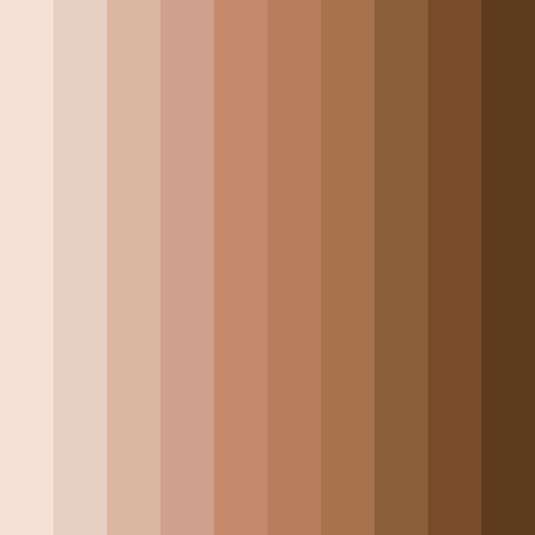 Download warm beige color palette PNG image (square)