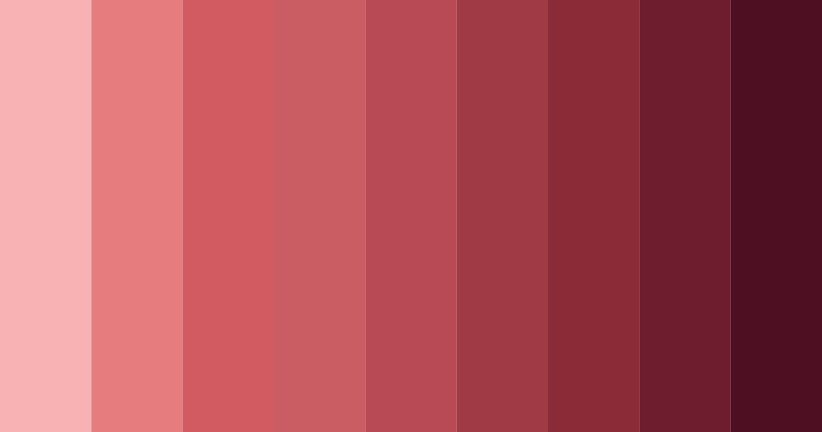 Download crimson bliss color palette PNG image (landscape)