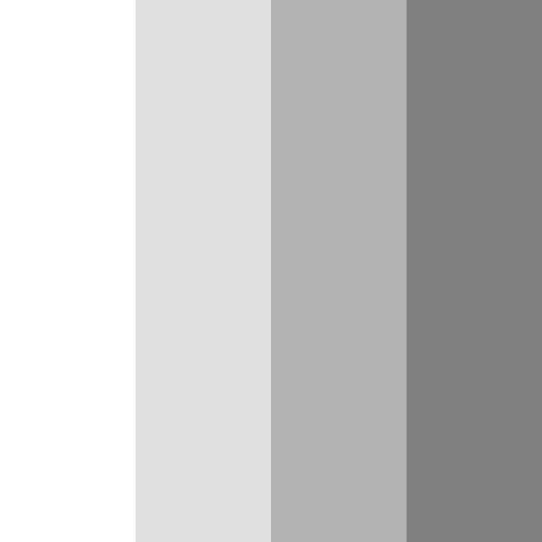 Download shades of gray color palette PNG image (square)