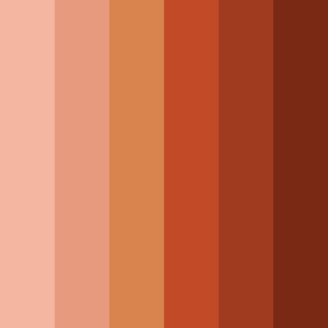 Download rustic red color palette PNG image (square)