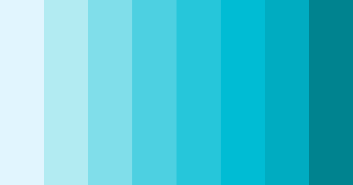 Download tranquil waters color palette PNG image (landscape)