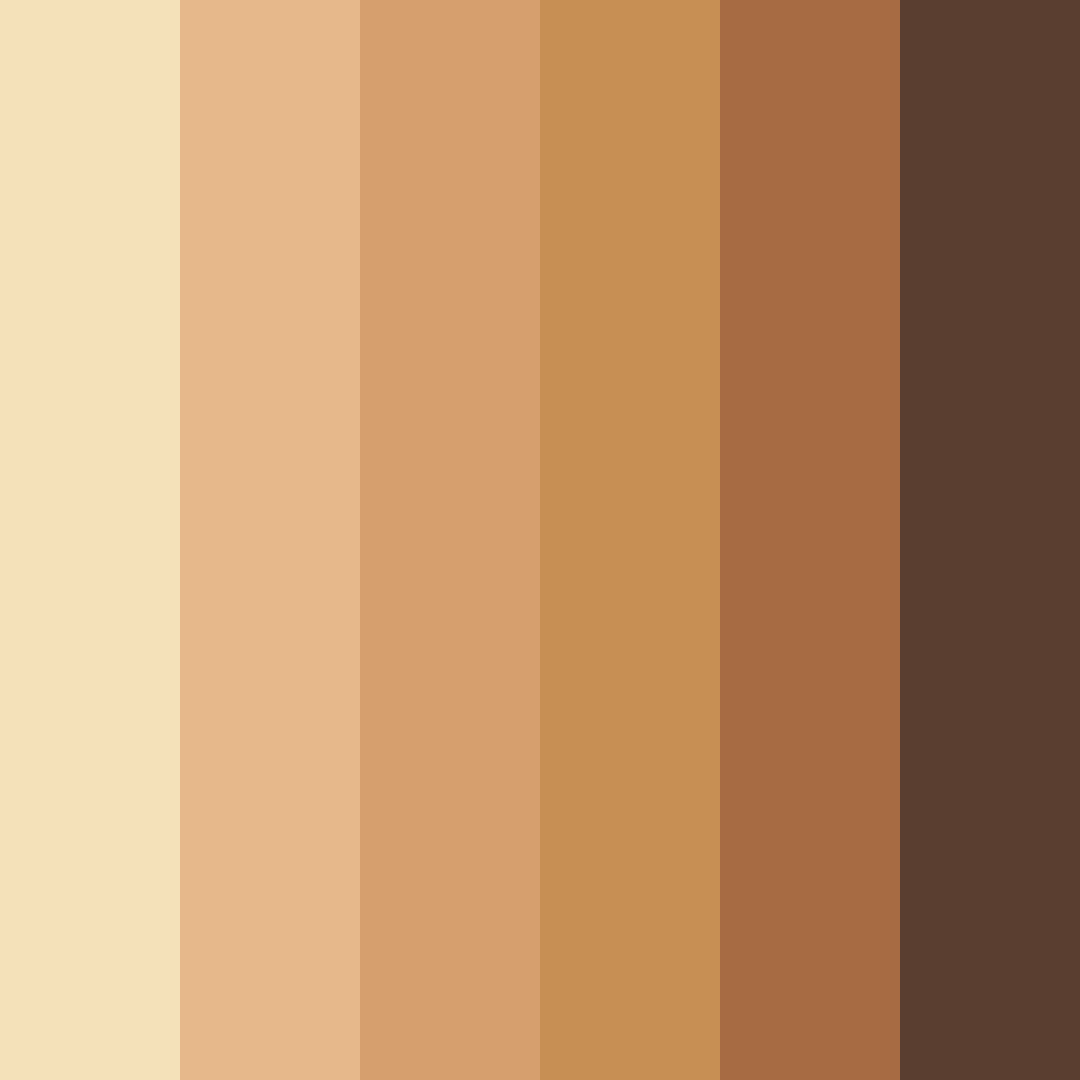 Download brown caos color palette PNG image (square)