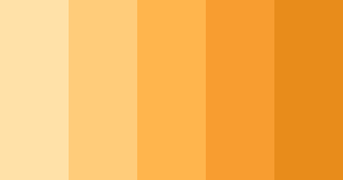 Download orange sunset color palette PNG image (landscape)