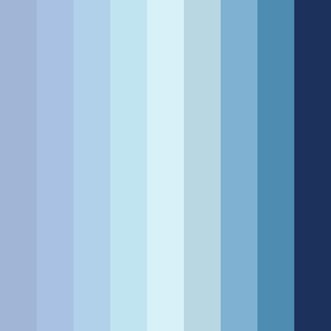 Download deep blue sky color palette PNG image (square)