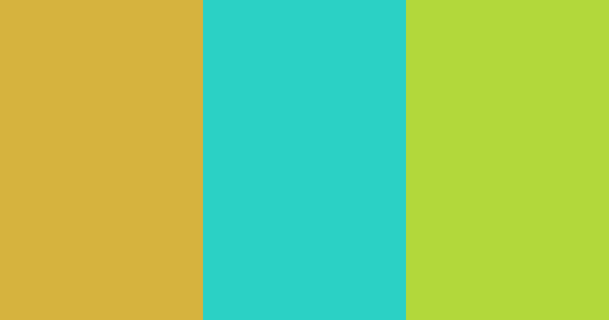 Download turquoise gold color palette PNG image (landscape)