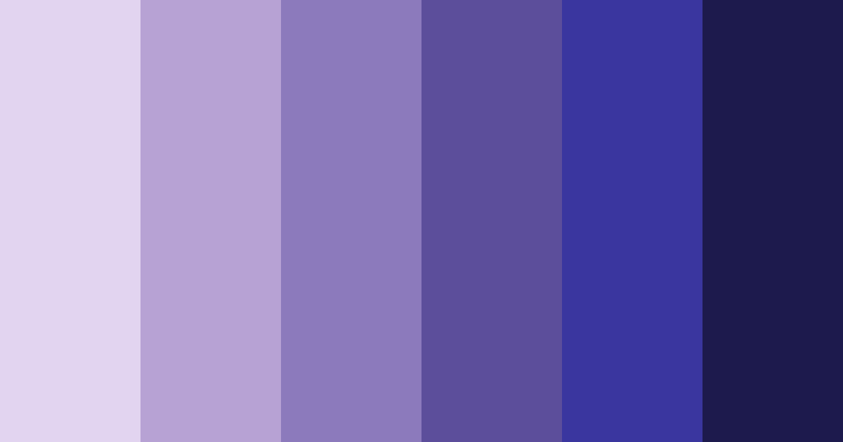 Download whimsical indigo reverie color palette PNG image (landscape)
