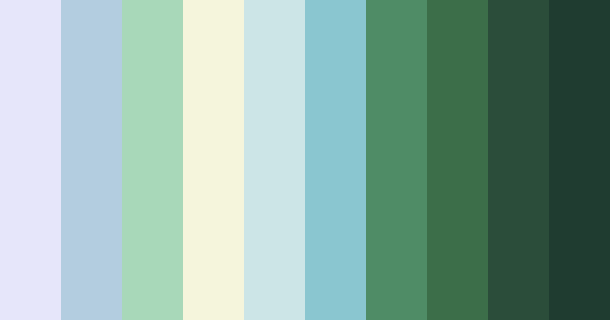 Download whimsical meadow color palette PNG image (landscape)