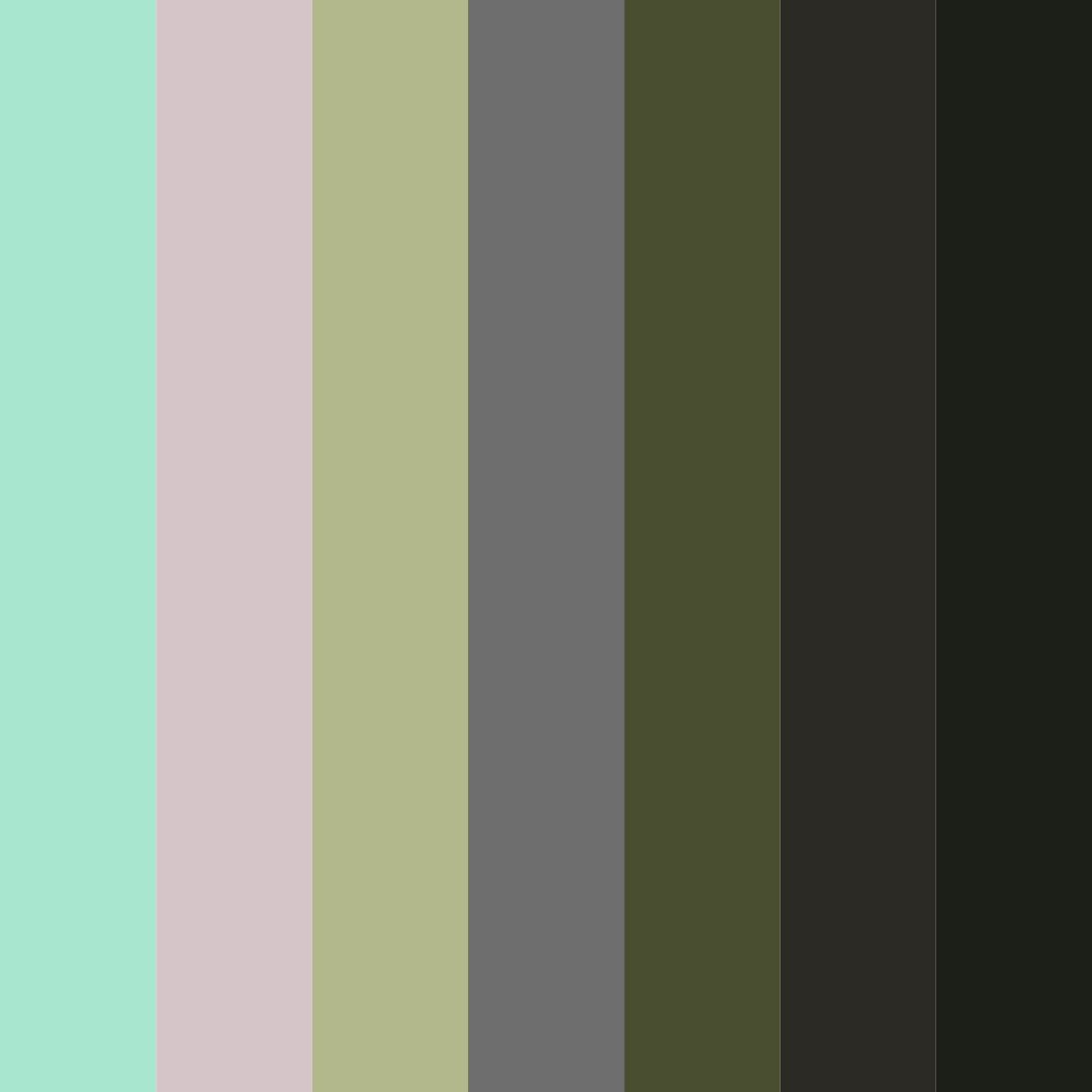 Download midnight feline harmony color palette PNG image (square)