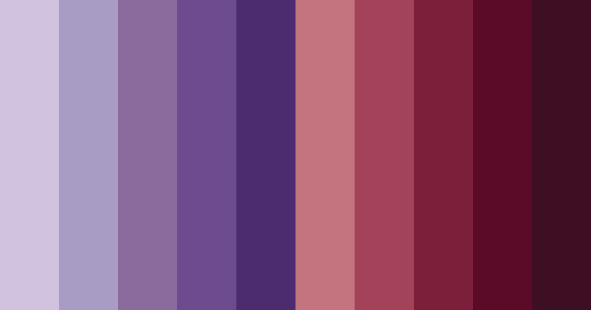 Download twilight blooms color palette PNG image (landscape)