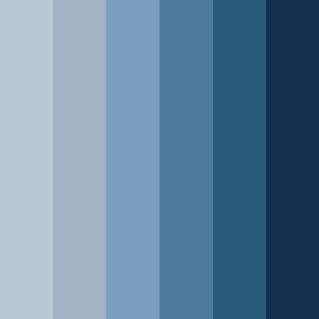 Download deep ocean serenity color palette PNG image (square)