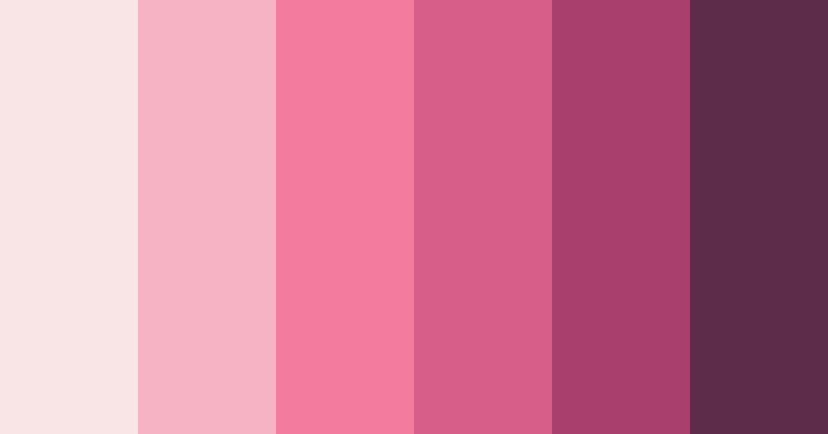 Download blushing rose garden color palette PNG image (landscape)