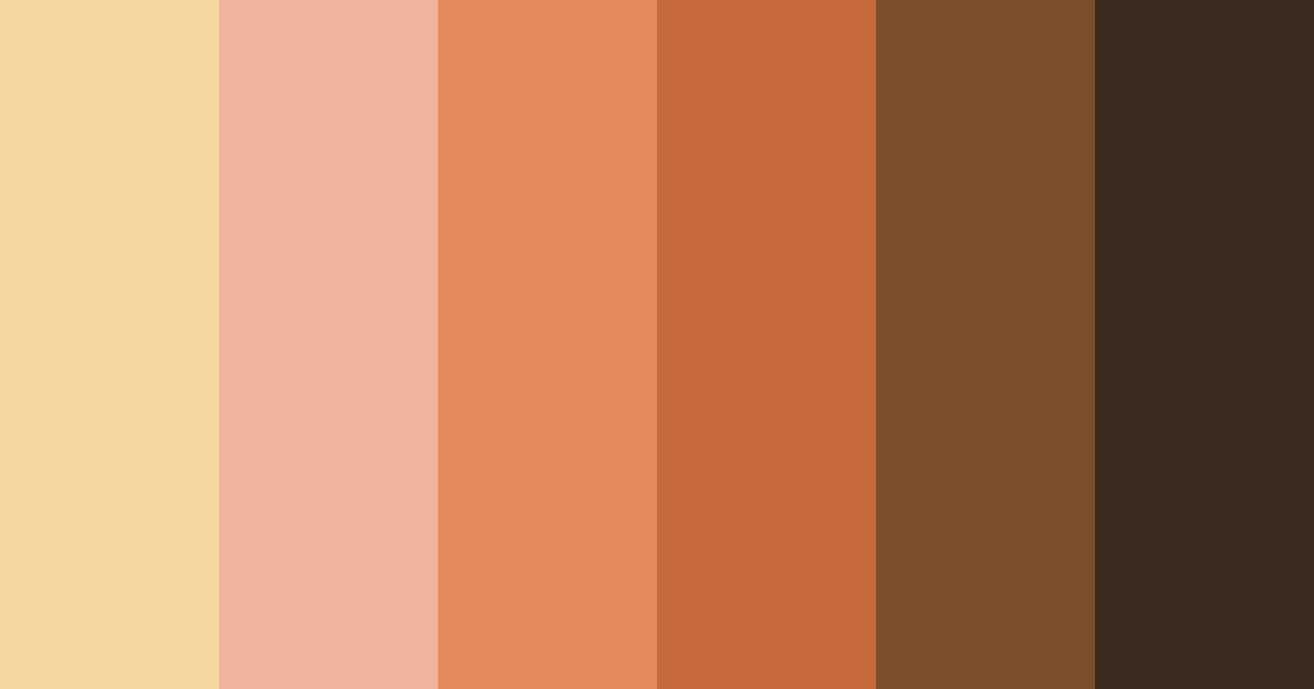 Download autumn ember elegance color palette PNG image (landscape)