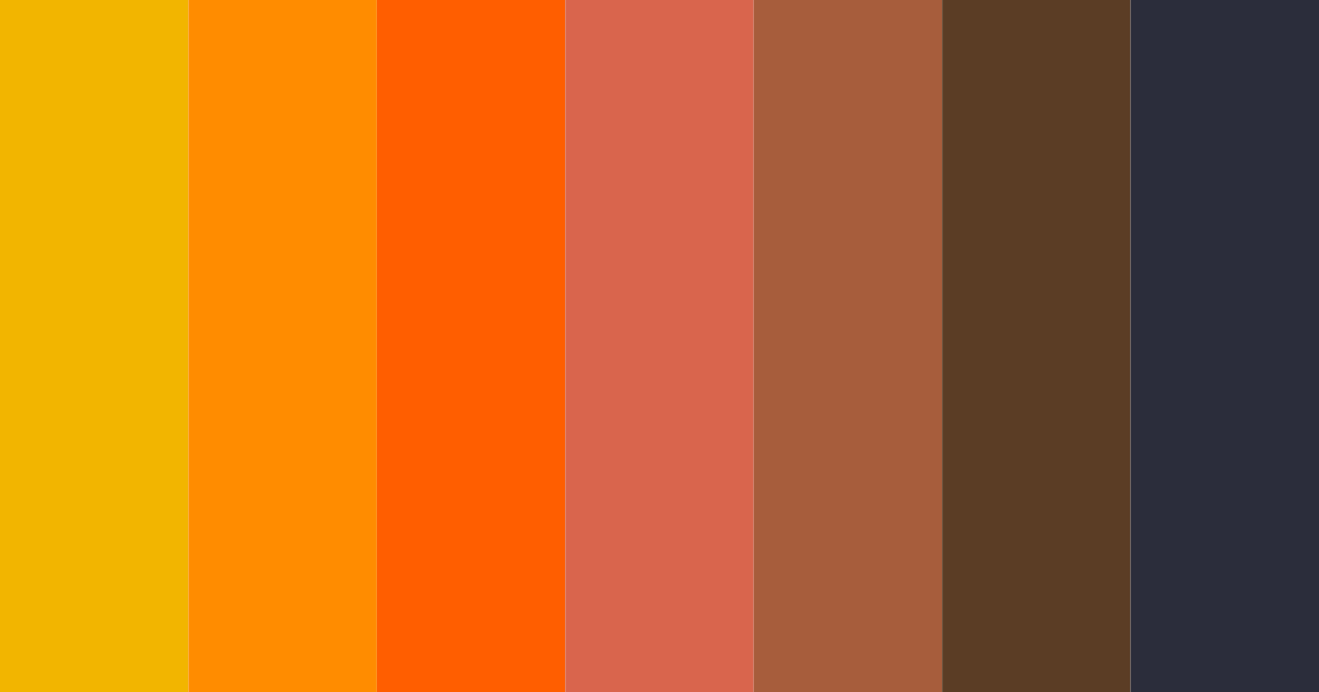 Download retro sunset groove color palette PNG image (landscape)